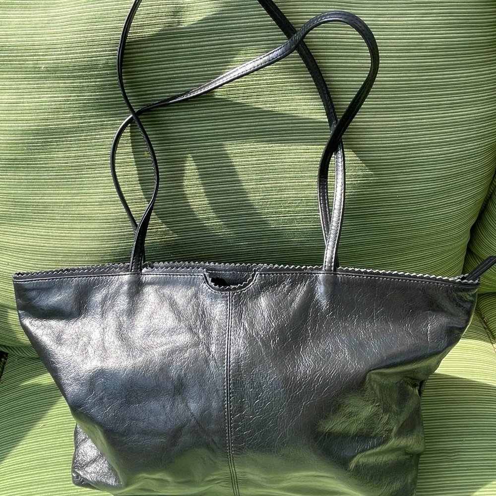 latico black leather bag